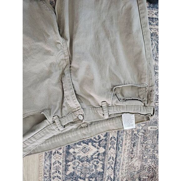 Levi's 513 tan khakis from Tilly's. 36x32. Small flaw - Picture 3 of 5